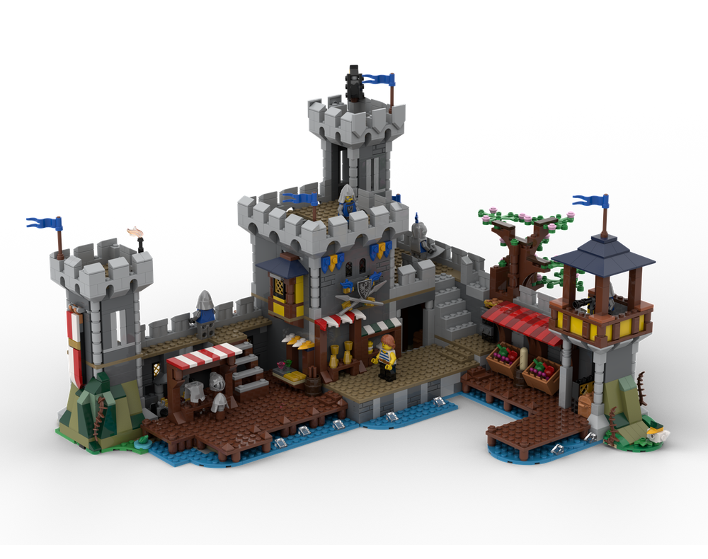 LEGO MOC Black Falcon Seaside Market by crjbricks | Rebrickable