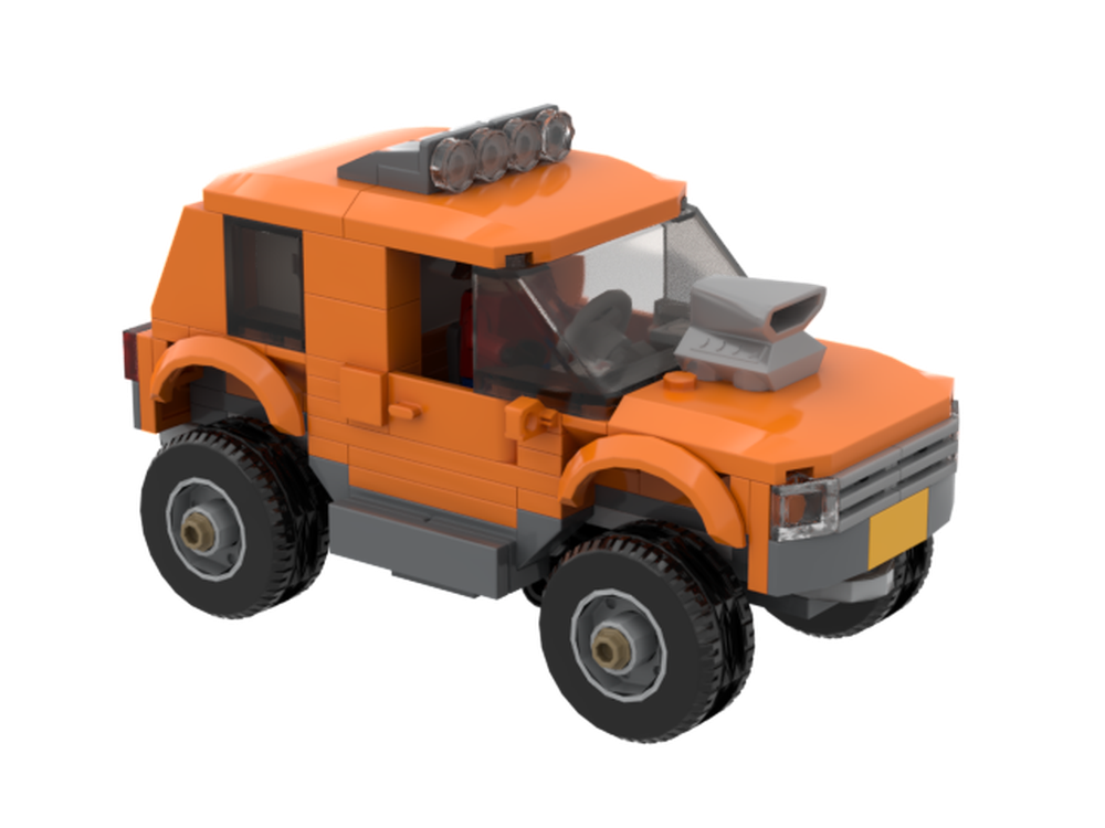 LEGO MOC-220096 Orange SUV by WafityYT | Rebrickable - Build with LEGO