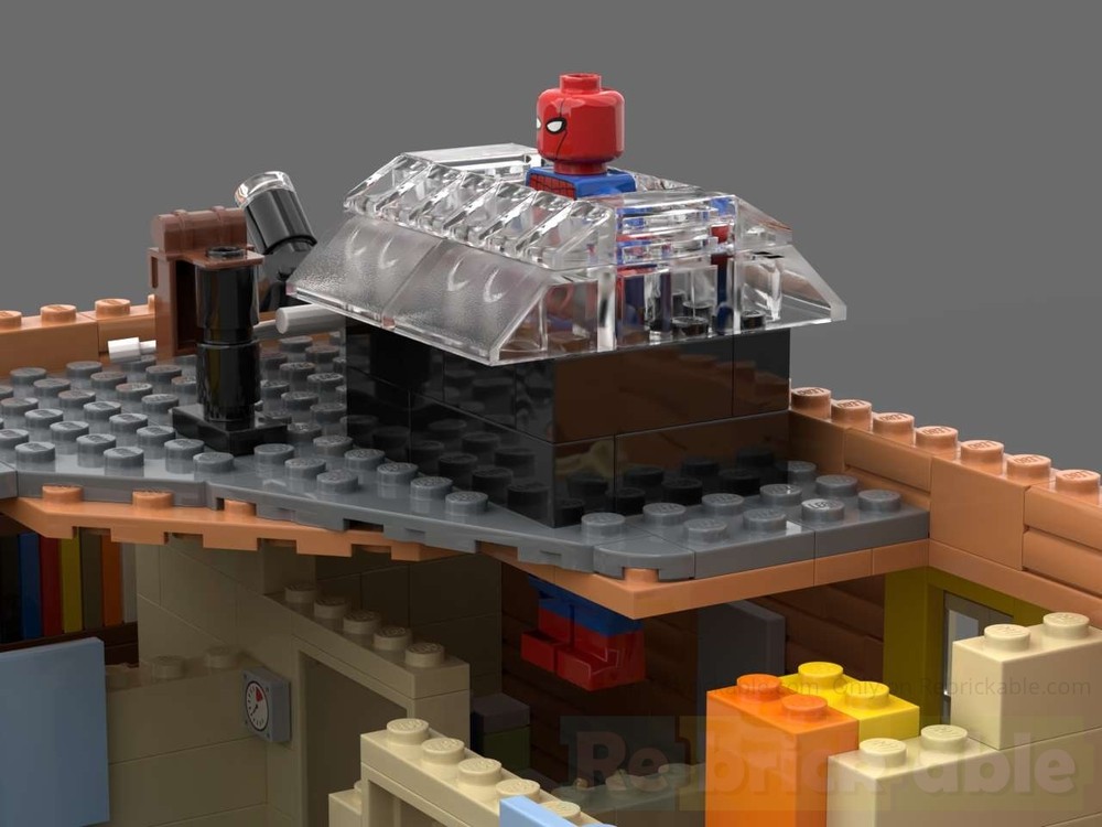 LEGO MOC-220236 Peter Parker's first Apartment by Brother Bear Bricks ...