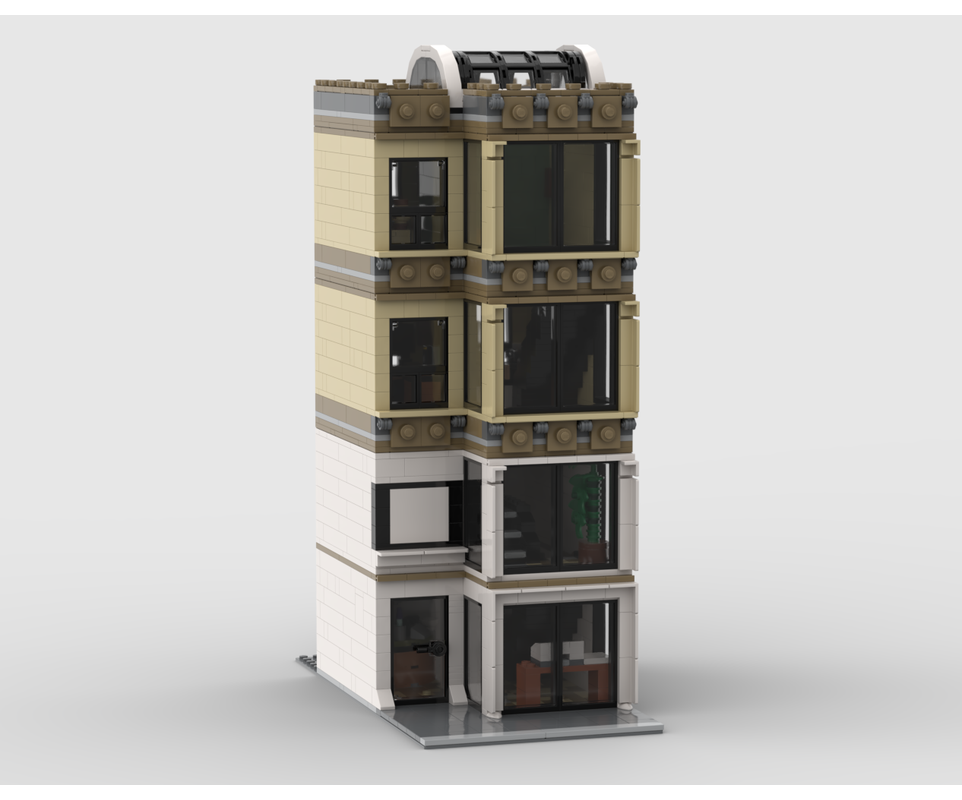 LEGO MOC-220271 Modular Office Building by brickmanspark | Rebrickable ...