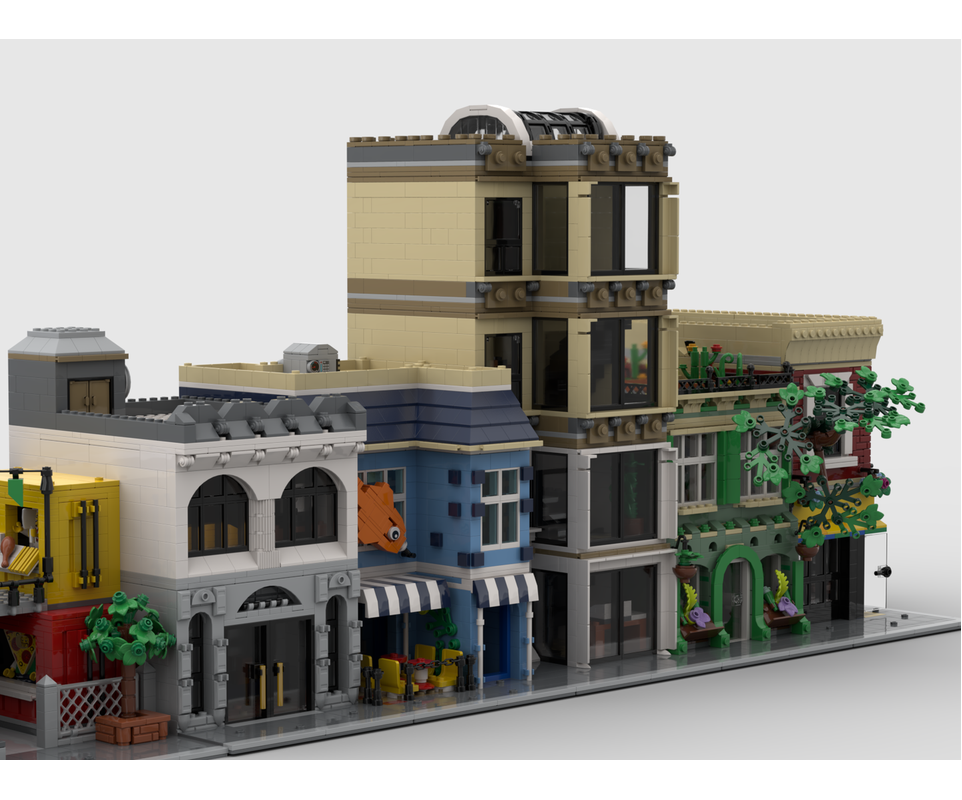 LEGO MOC-220271 Modular Office Building by brickmanspark | Rebrickable ...