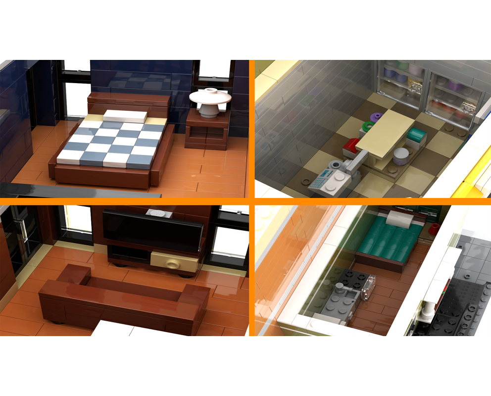 LEGO MOC-220308 corner deli grocery by ZealotLego | Rebrickable - Build ...