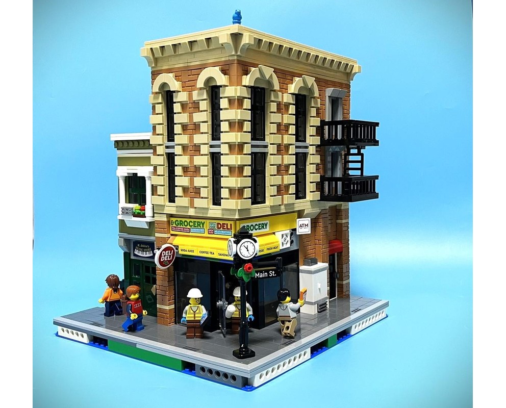 LEGO MOC-220308 corner deli grocery by ZealotLego | Rebrickable - Build ...