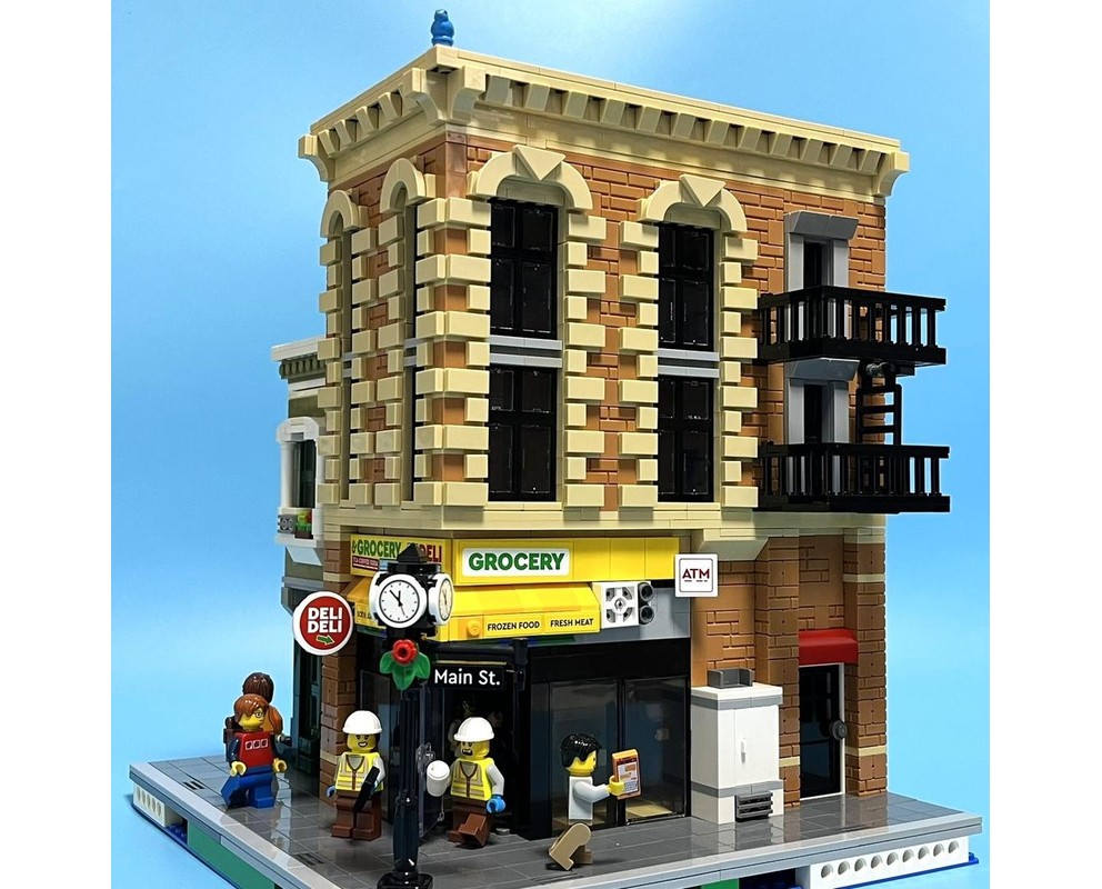 LEGO MOC-220308 corner deli grocery by ZealotLego | Rebrickable - Build ...