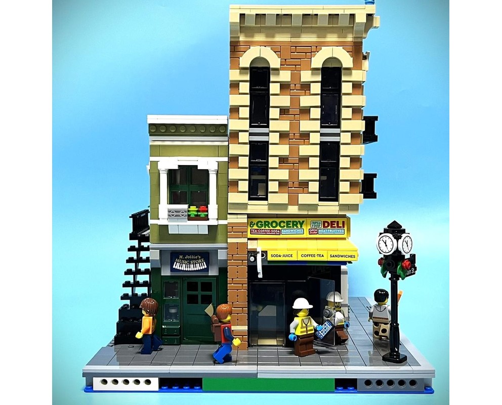 LEGO MOC-220308 corner deli grocery by ZealotLego | Rebrickable - Build ...