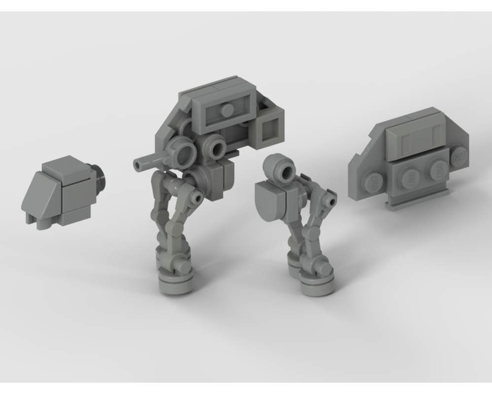 LEGO MOC-220423 Mini AT-AT by BearToTheThrone | Rebrickable - Build ...