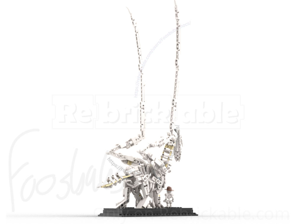 LEGO MOC-220506 21320 Colossal Seratorn Skeleton (Xenocondylus insignis ...