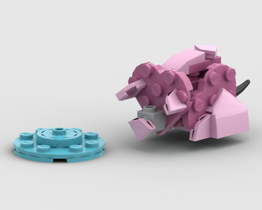LEGO MOC-220525 smol trike (triceratops) 31150 (flamingo submodel) by ...