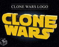 LEGO MOC-220570 Clone Wars Logo by Box All Bricks | Rebrickable