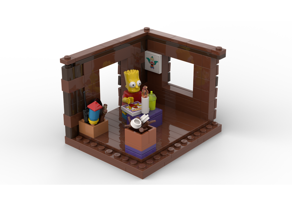 LEGO MOC Bart's Treehouse The Simpsons by Sugai Rebrickable