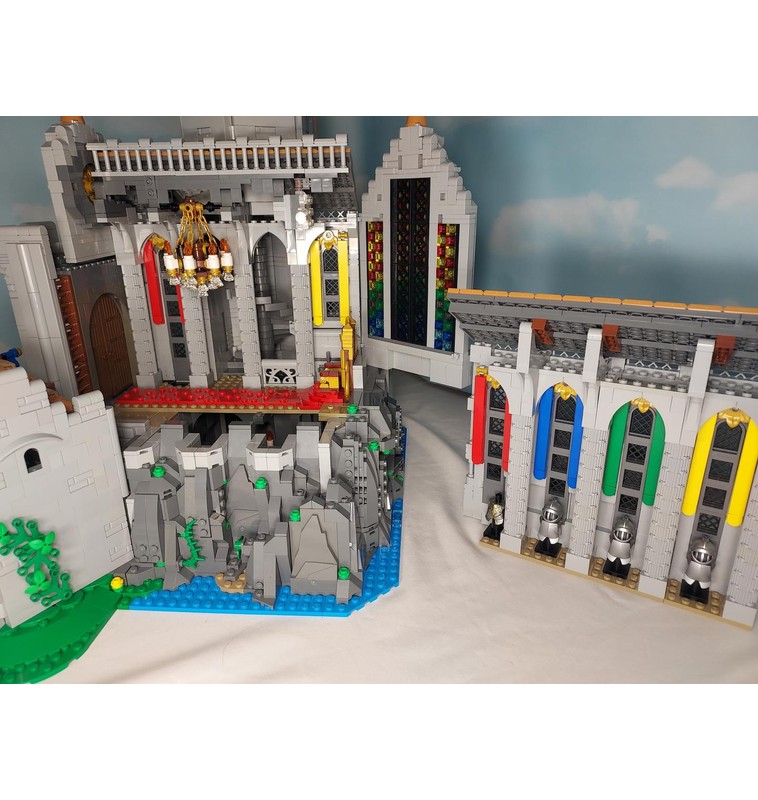 LEGO MOC-220614 The Completed Lion Knight's Castle, a 10305 expansion ...