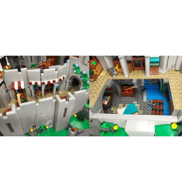 LEGO MOC-220614 The Completed Lion Knight's Castle, a 10305 expansion ...