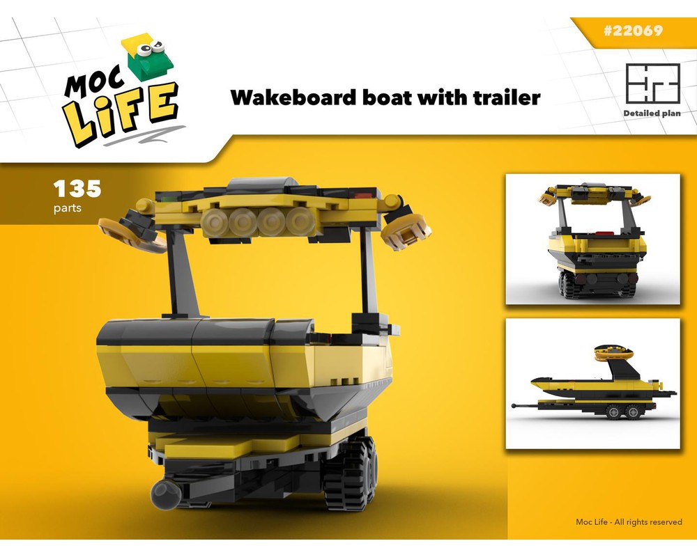 lego wakeboard boat
