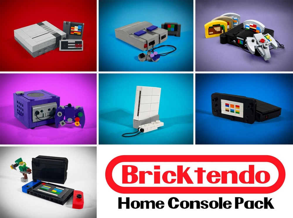 LEGO MOC-220709 Bricktendo Home Console Pack by IBrickedItUp