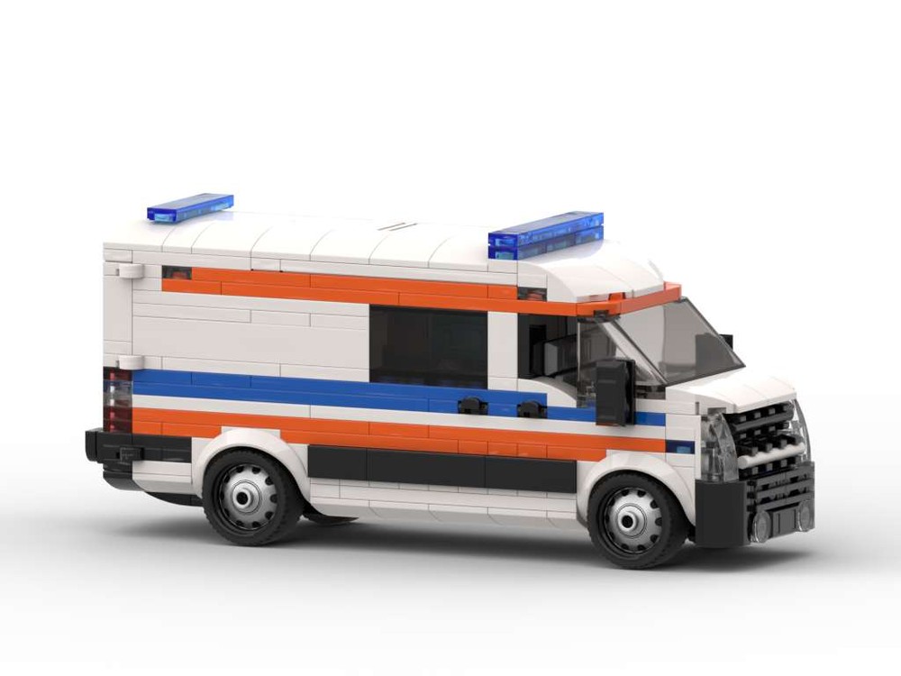 LEGO MOC Mercedes Sprinter Ambulance by Kraja87 | Rebrickable - Build ...