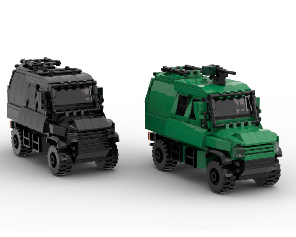LEGO MOC Army/Swat armored truck (black) by Toothpick-NL | Rebrickable ...