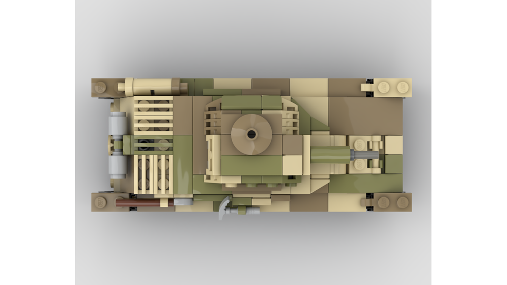 LEGO MOC Char Hotchkiss H39 by ccffpt | Rebrickable - Build with LEGO