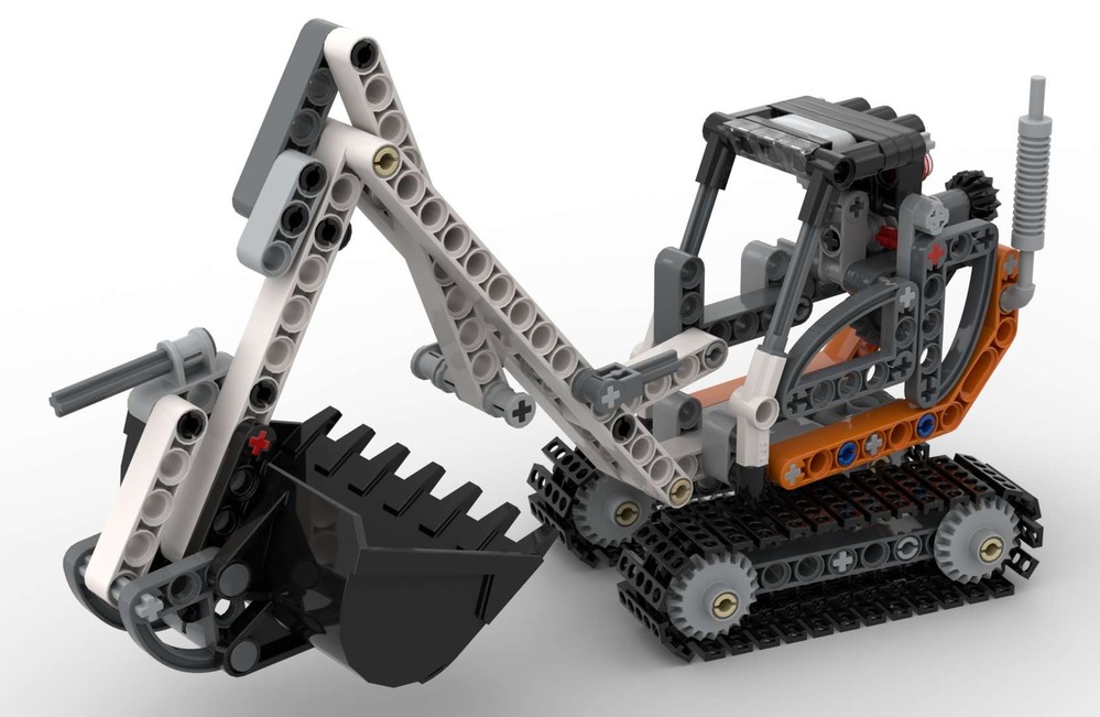 LEGO MOC-220869 42032 Mini Excavator by MilanLego123 | Rebrickable ...