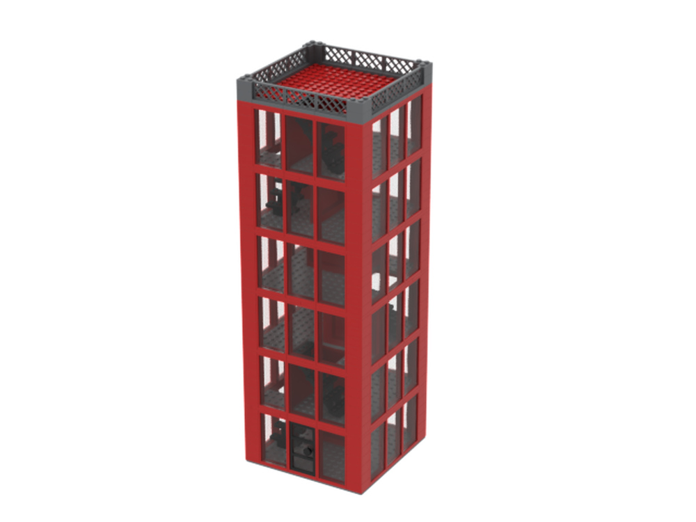 LEGO MOC-220886 Tall city building by WafityYT | Rebrickable - Build ...