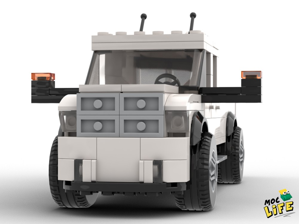 LEGO MOC Ram 1500 long bed quad cab by MocLife | Rebrickable - Build ...