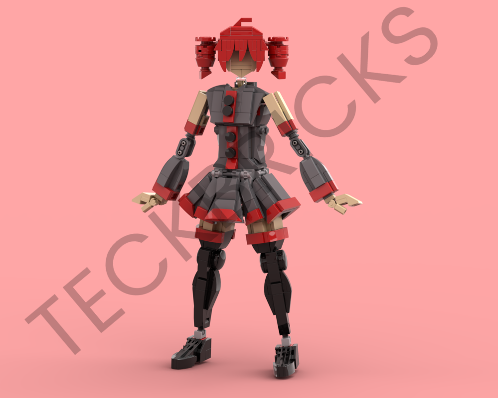 LEGO MOC Kasane Teto by Teckbricks | Rebrickable - Build with LEGO