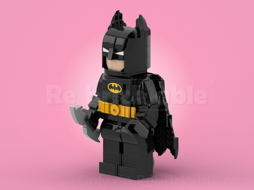 まー LEGO MOC-220971 Bat-man (Up scaled minifigure) by abracada_brick