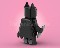 LEGO MOC-220971 Bat-man (Up scaled minifigure) by abracada_brick