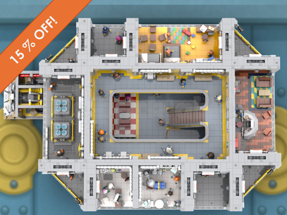 LEGO MOC-220997 Bundle - Fallout 4 Vault 81 - 8 Rooms, 2 Connectors and ...