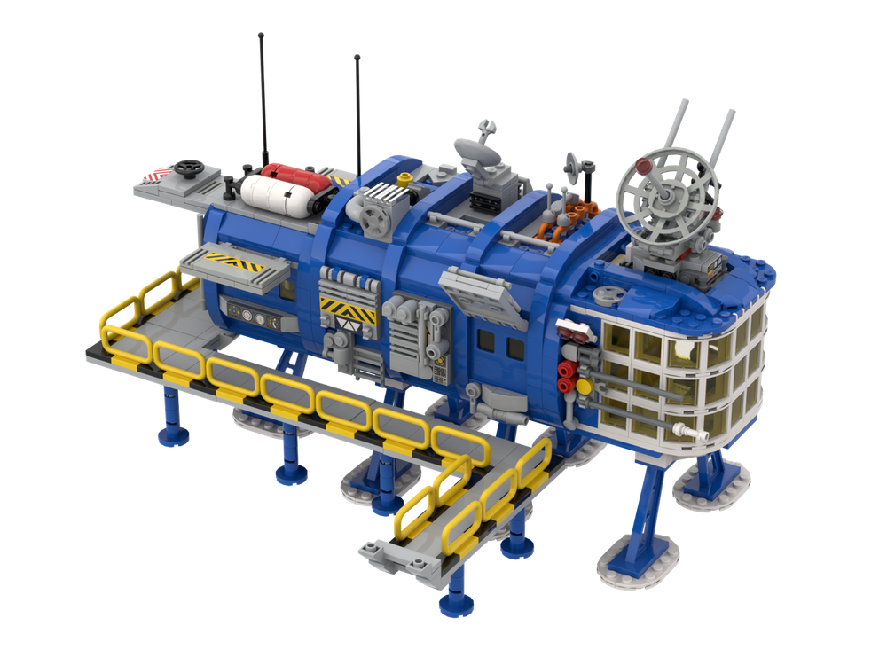 LEGO MOC-221036 Spatioport control center by APnForge | Rebrickable ...