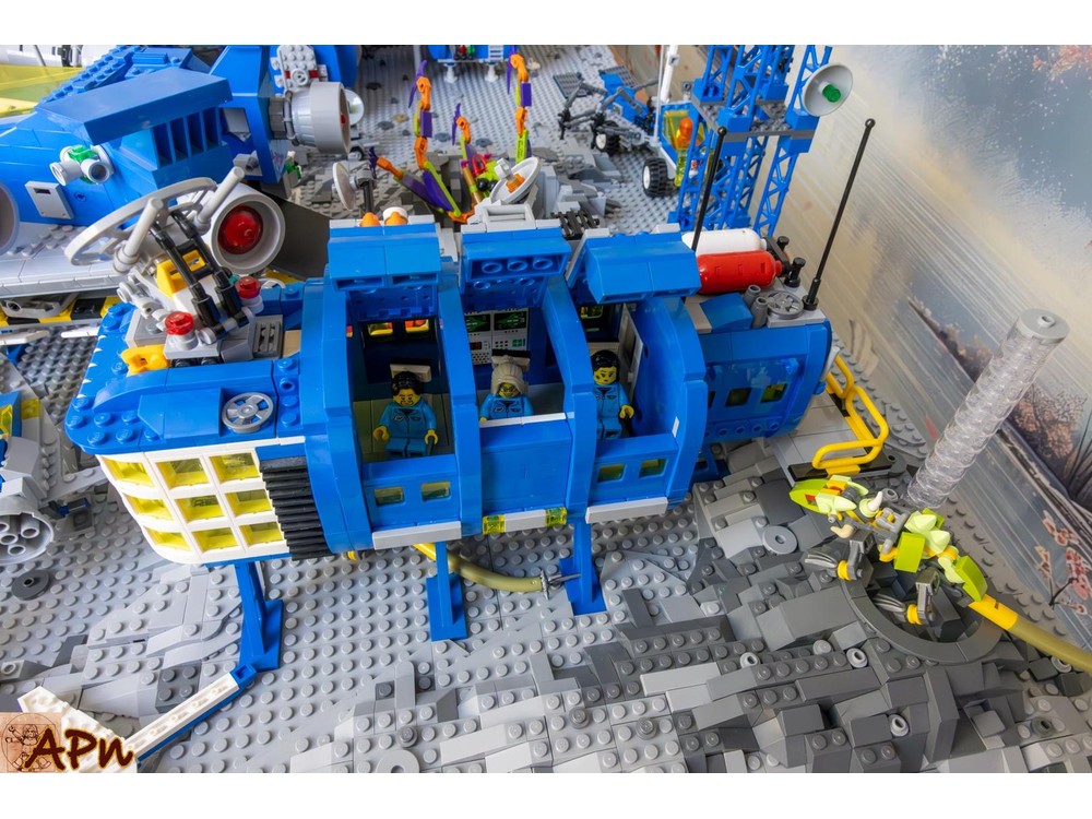 LEGO MOC-221036 Spatioport control center by APnForge | Rebrickable ...