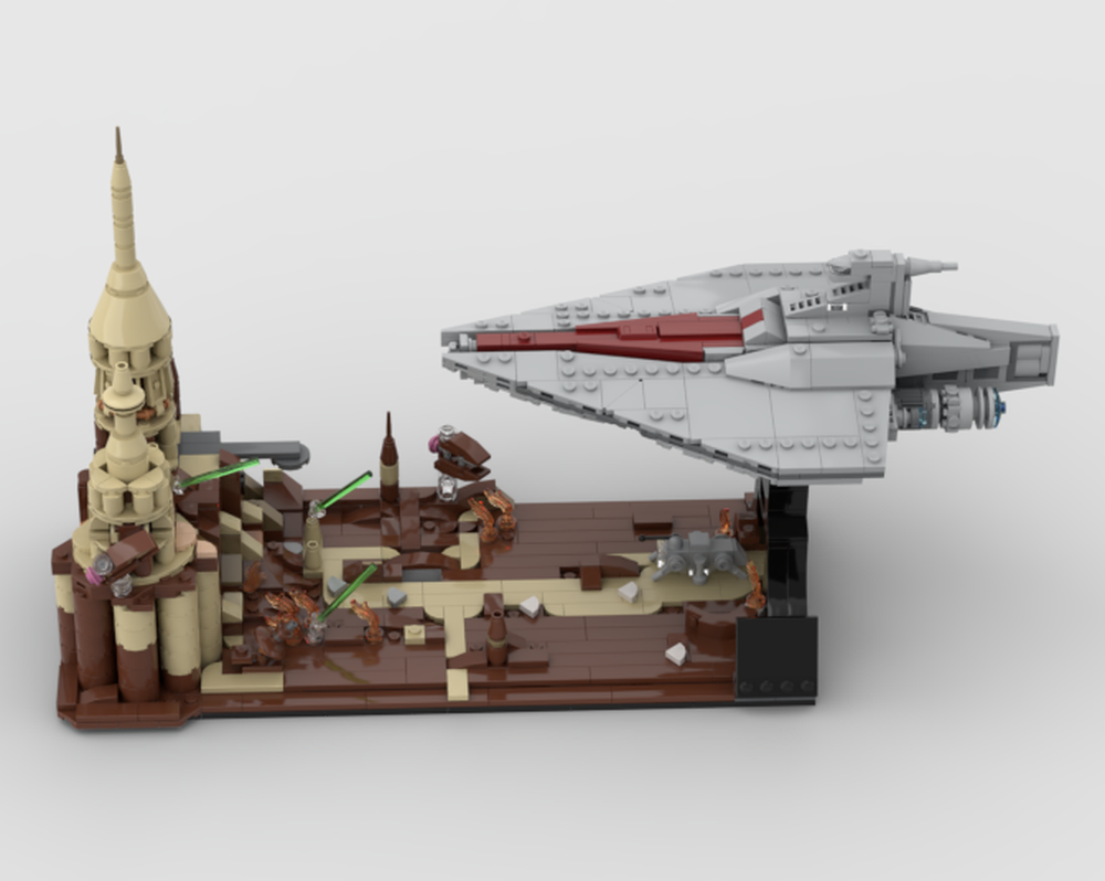LEGO MOC Acclamator stand 2 (Geonosis battle) by McMOC | Rebrickable ...