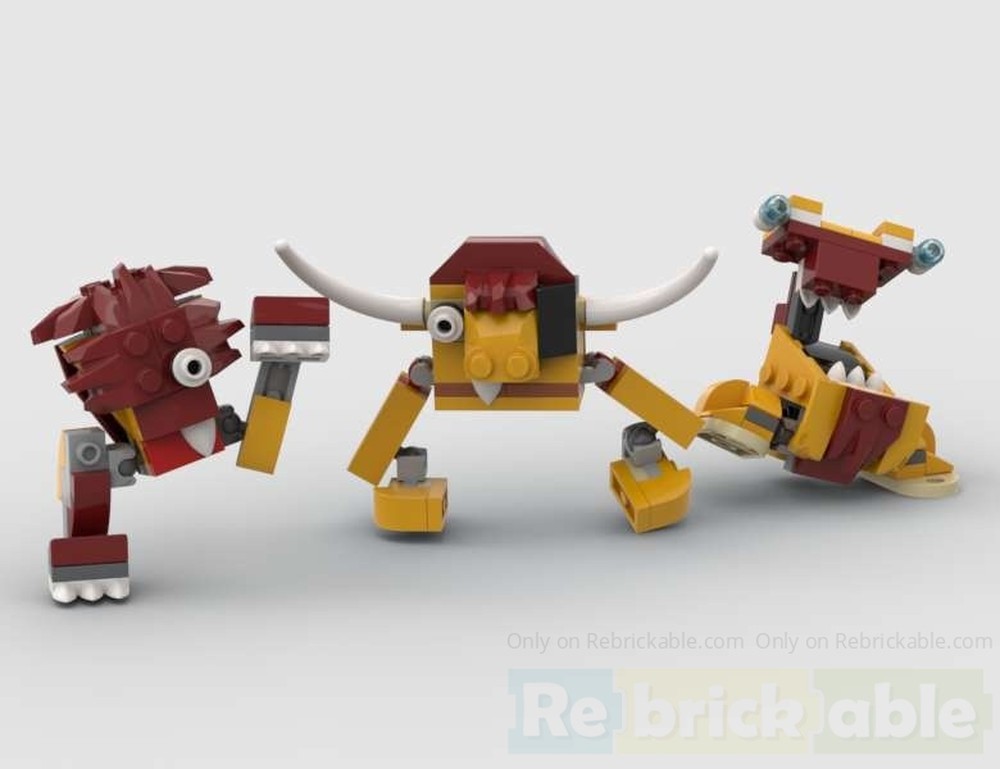 LEGO MOC-221104 Mixel Stone Age tribe alt by space.nerd | Rebrickable ...