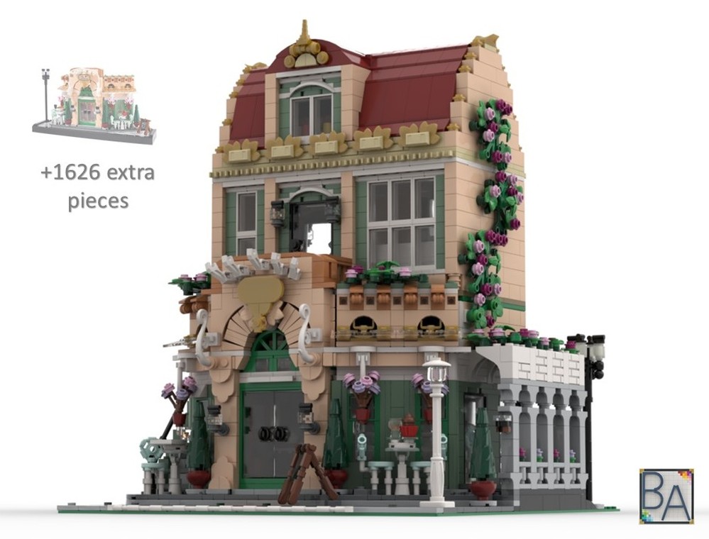 Café Fleur V2 – Modification of Set 10362
