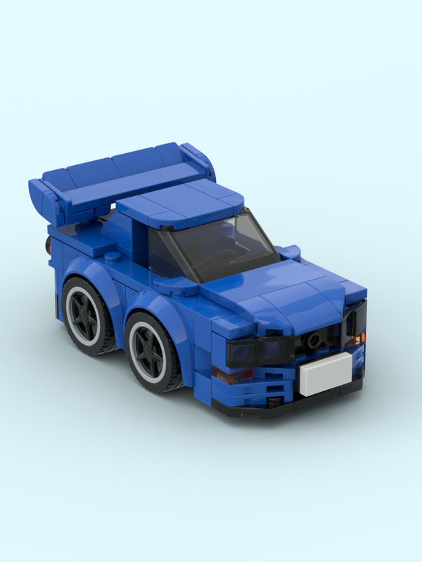 LEGO MOC-221191 Chibi Nissan GTR R34 by SanyiWang31 | Rebrickable ...