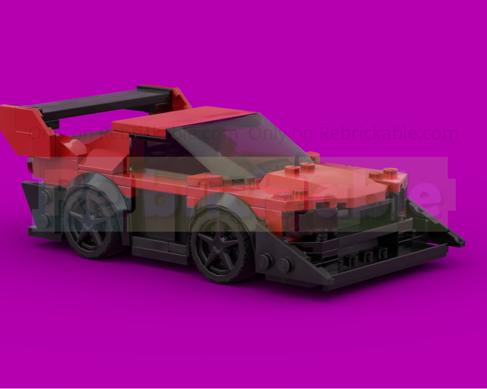 LEGO MOC Mini LBWK Nissan ER34 by AfterDark | Rebrickable - Build with LEGO