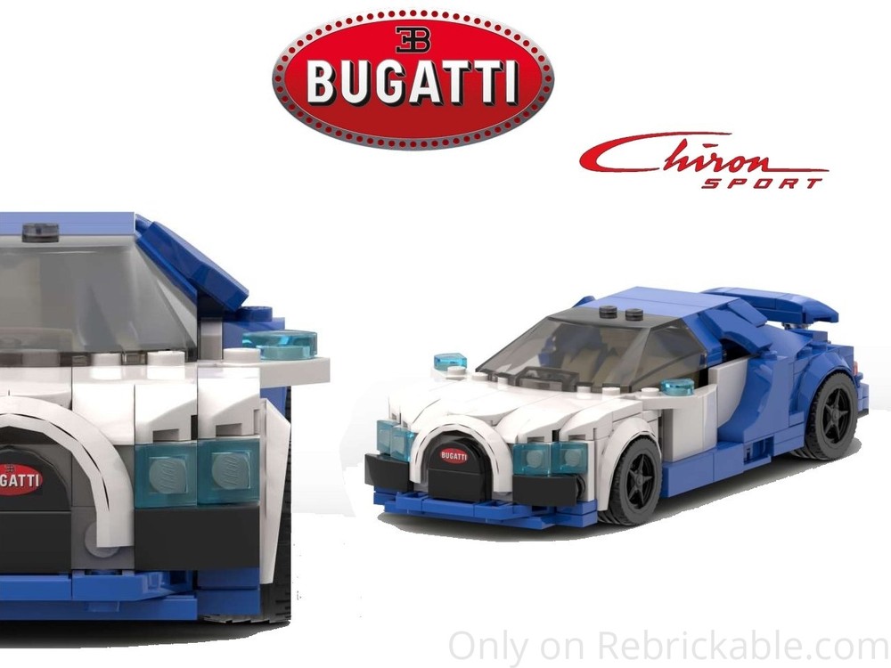 BUGATTI Chiron Sport - White & Blu