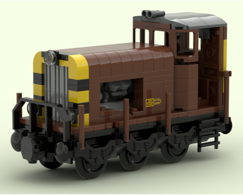 LEGO MOC-221393 Diesel Shunter - rust by ALbrix | Rebrickable - Build ...