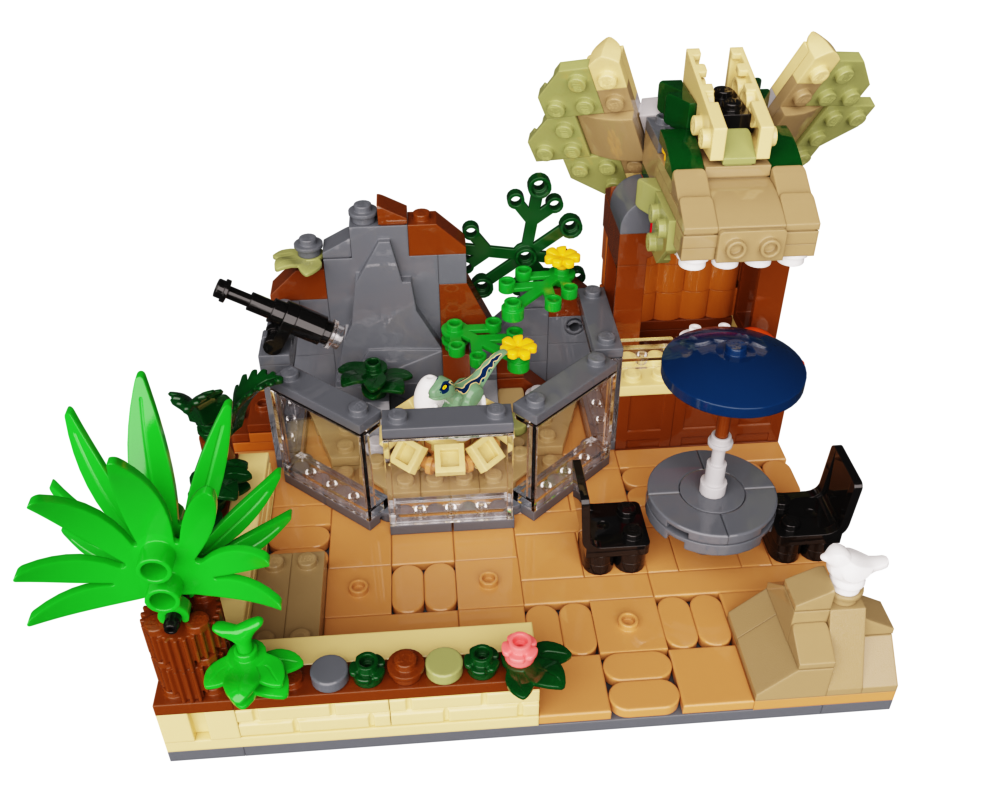 LEGO MOC-221465 Baby Raptor Enclosure by prismaprawn | Rebrickable ...