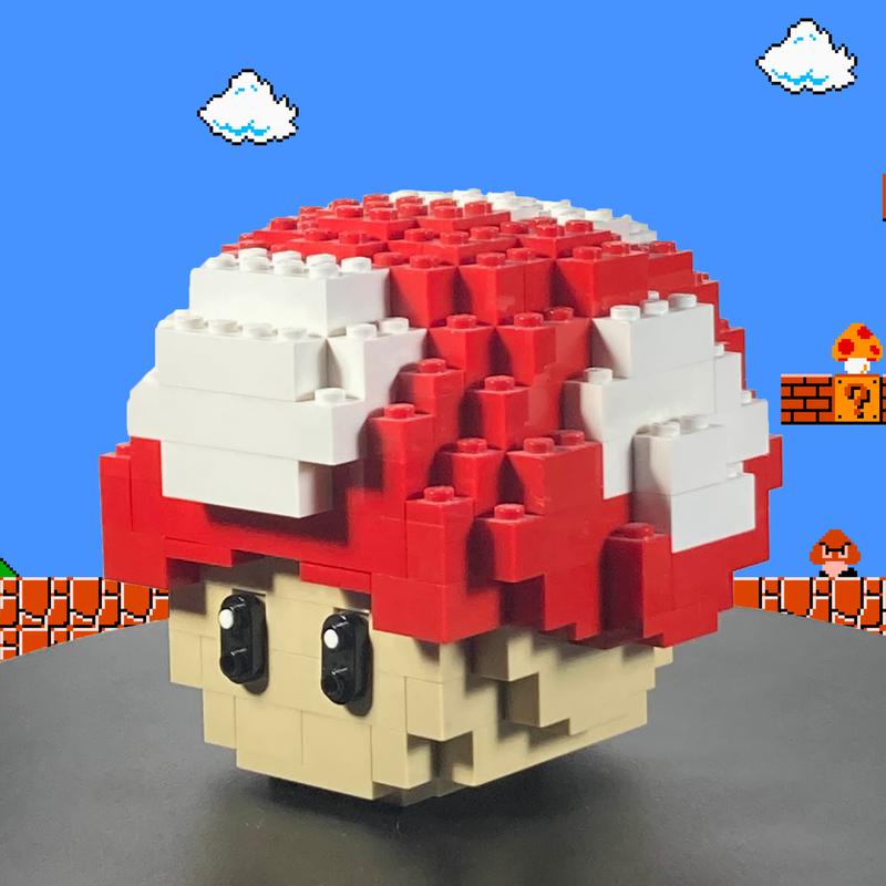 LEGO MOC Super Mario Bros. Mushroom by Arty_Builds | Rebrickable ...