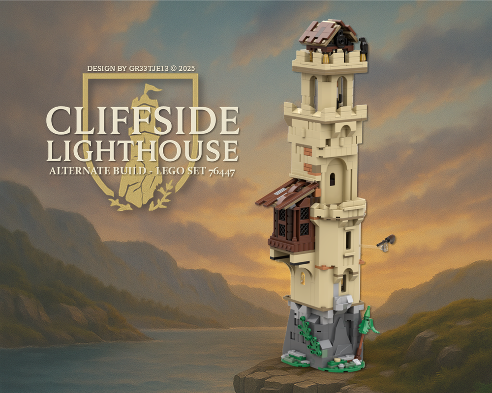 LEGO MOC-221503 Cliffside Lighthouse by Gr33tje13 | Rebrickable - Build ...