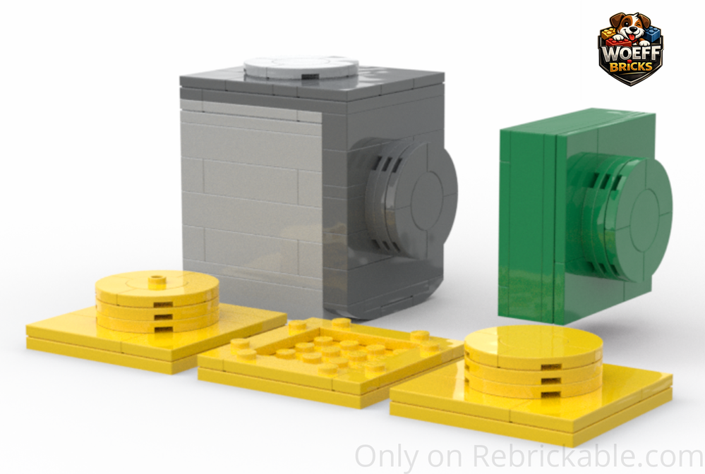 LEGO MOC-221515 Upscaled neck bracket by Woeff Bricks | Rebrickable ...