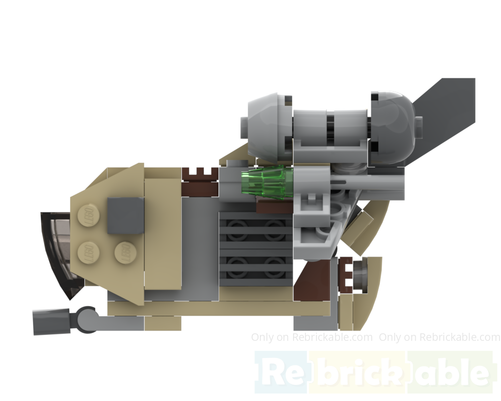 LEGO MOC LAAT Gunship (Updated) by fightingbanana10 | Rebrickable ...