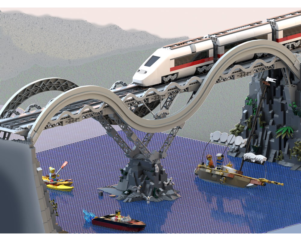 LEGO MOC-221626 Monorail Track Train Bridge by Thomus_Bean ...