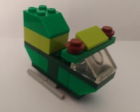 Green Snowmobile