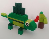 Green Stegosaurus