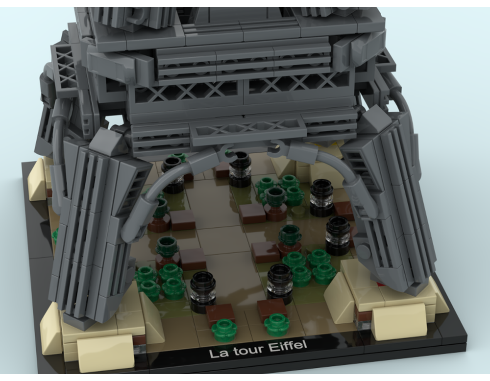 LEGO MOC-221656 Eiffel Tower by x_luca_x3 | Rebrickable - Build with LEGO