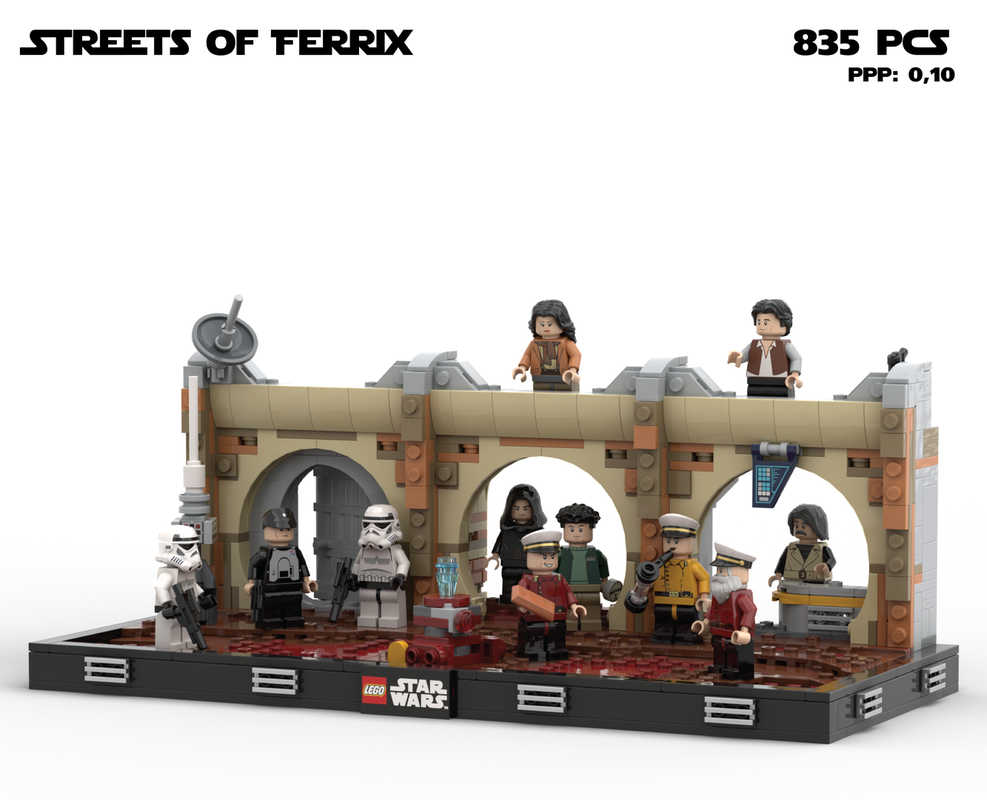 LEGO MOC Streets of Ferrix Diorama (Andor) by ...