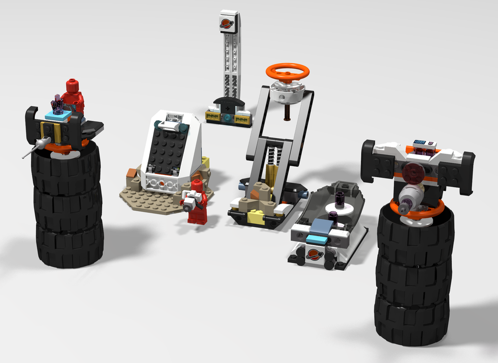 LEGO MOC Space Defenses and Alien Prison by chinzilla | Rebrickable ...