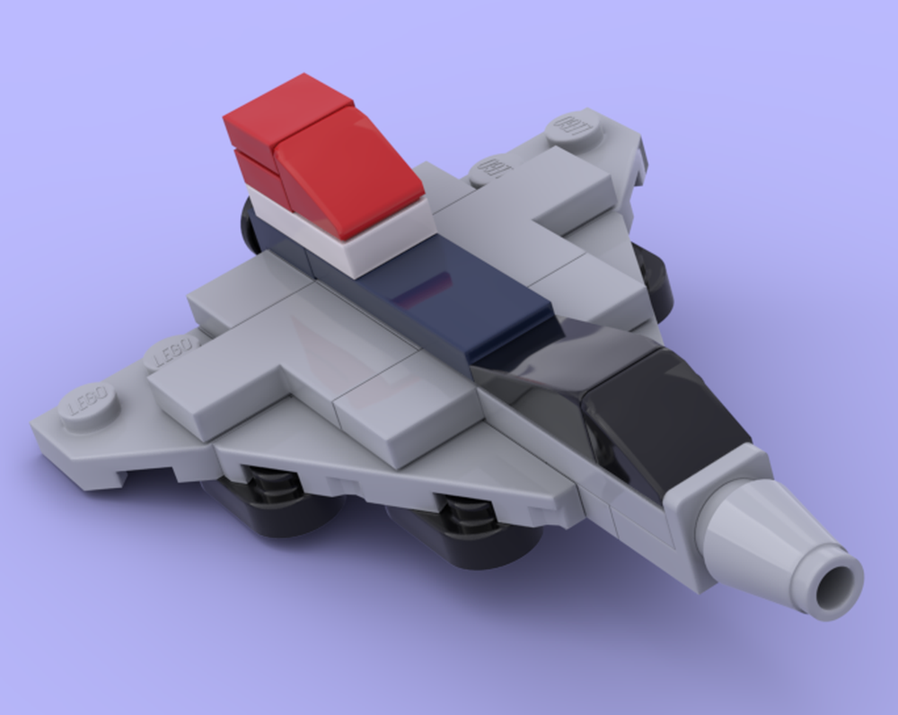 LEGO MOC-221810 General Dynamics F-16XL Micro Scale by AkiyamaMizuki ...