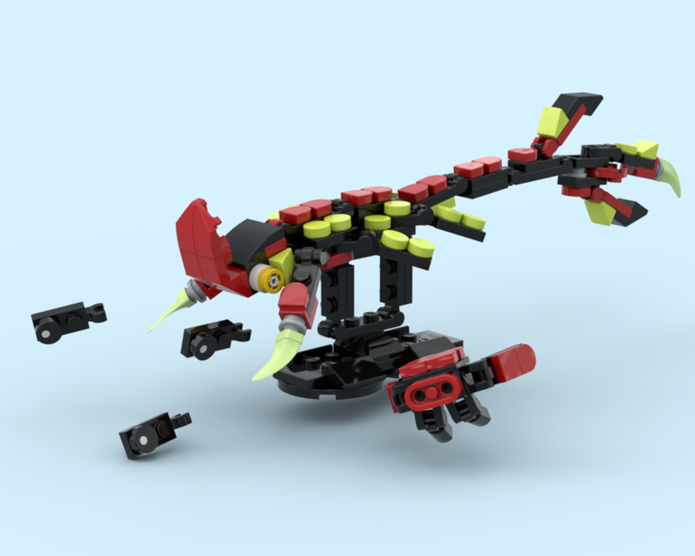 LEGO MOC-221877 Gas Ripper Leviathan - (Fan made Subnautica Creature ...